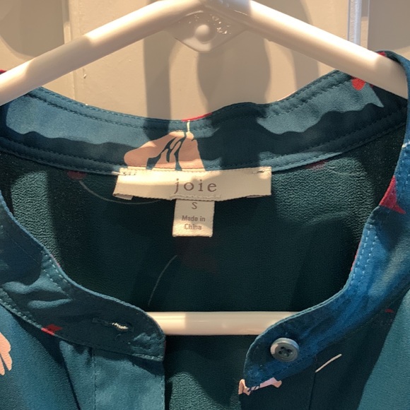 Joie long sleeve silk button up blouse - Picture 2 of 5